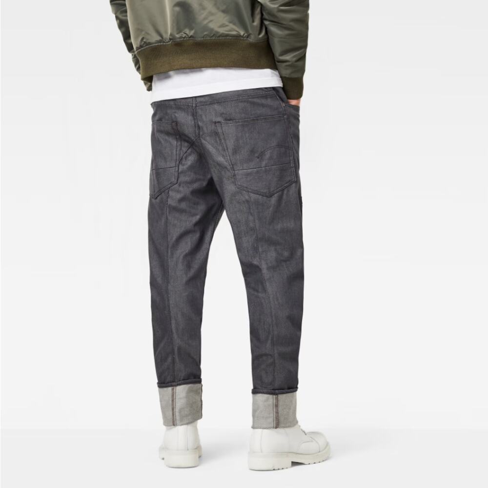 G-Star Raw Men's Lanc 3D Straight Tapered Jeans in Dark Blue Gray Size 36 x 32 - Picture 2 of 12